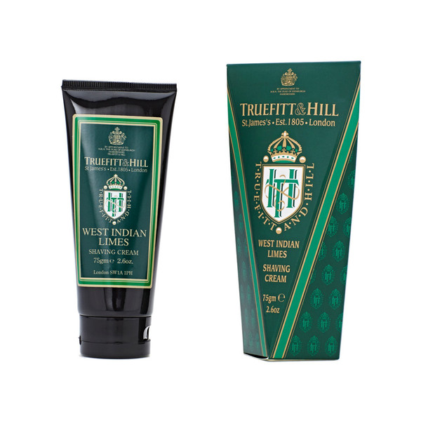 Truefitt & Hill - West Indian Limes Shave Cream Tube - Rasiercreme in Tube Rasieren Nassrasieren