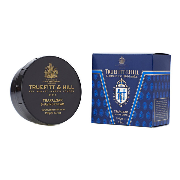 Truefitt+Hill Trafalgar Shave Cream Bowl Rasiercreme im Tiegel Rasieren Nassrasur